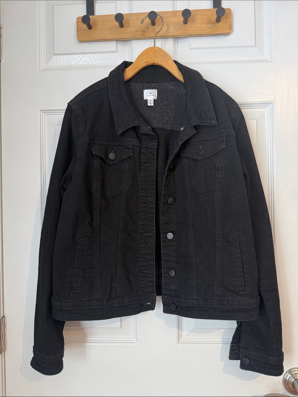 dressbarn Black Women's Denim Jacket